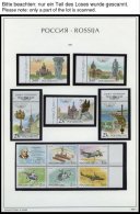 SAMMLUNGEN, LOTS **, Komplette Postfrische Sammlung Russland Von 2002/3 Bis Auf Mi.Nr. 1078 Im Album Mit Kleinbogen Und - Collections