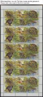 RUSSLAND KB **, 1997, Einheimische Fauna Und Russisches Museum, 5 Kleinbogen (Mi.Nr. 597-601, 623-26), Pracht, Mi. 70.- - Sonstige & Ohne Zuordnung