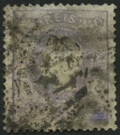 PORTUGAL 33 O, 1870, 240 R. Lila, Fein (fleckig Verfärbt), Mi. (600.-) - Other & Unclassified