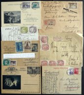 SAMMLUNGEN, LOTS 1920-49, 7 Verschiedene Belege Mit Stempeln Aus Westpreußen, Dabei Nachverwendete Deutsche Stempe - Collections