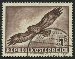 STERREICH 986 O, 1953, 5 S. Vögel, Pracht, Mi. 120.- - Sonstige & Ohne Zuordnung