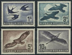 STERREICH 984-87 **, 1953, Vögel, Prachtsatz, Mi. 350.- - Gebraucht