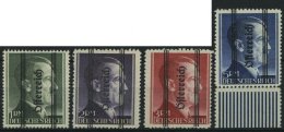 STERREICH 693-96I **, 1945, 1 - 5 RM Grazer Aufdruck, Type I, Prachtsatz, Fotoattest Kovar, Mi. 800.- - Gebraucht