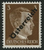 STERREICH IVa **, 1945, Nicht Ausgegeben: 3 Pf. Dunkelgelbbraun, Feinst, Befund Sturzeis, Mi. 100.- - Otros & Sin Clasificación