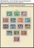 SAMMLUNGEN **, Bis Auf Mi.Nr. 1799/1800 Und 1778-80 Komplette Postfrische Sammlung DDR Von 1970-74 Im Schaubek Falzlosal - Colecciones