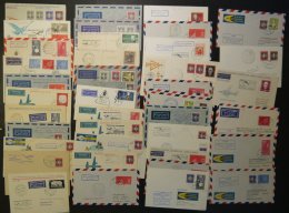 LOTS 1958, 44 Meist Verschiedene Flugpostbelege, überwiegend Eröffnungs-und Sonderflüge, Pracht - Collections