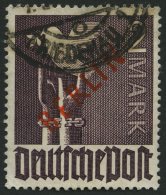BERLIN 34 O, 1949, 2 M. Rotaufdruck, Feinst (kleine Helle Stelle Und Bugspur), Gepr. Schlegel, Mi. 280.- - Used Stamps