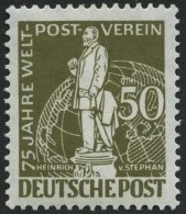 BERLIN 38 **, 1949, 50 Pf. Stephan, Pracht, Mi. 180.- - Used Stamps