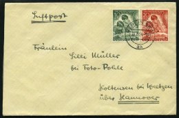 BERLIN 80/1 BRIEF, 1951, Tag Der Briefmarke Auf Brief Nach Hannover, Pracht - Gebraucht