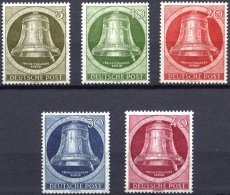 BERLIN 82-86 **, 1951, Glocke Rechts, Prachtsatz, Mi. 120.- - Gebraucht