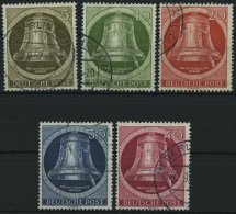 BERLIN 82-86 O, 1951, Glocke Rechts, Prachtsatz, Mi. 90.- - Otros & Sin Clasificación