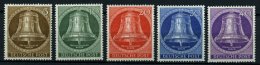 BERLIN 101-05 **, 1953, Glocke Mitte, Prachtsatz, Mi. 80.- - Usados