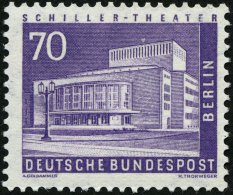 ROLLENMARKEN 152R **, 1956, 70 Pf. Schillertheater, Einzelmarke Mit Gerader Nummer, Pracht, Mi. 160.- - Rollo De Sellos