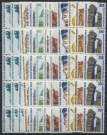 ROLLENMARKEN Aus 793-874R **, 1987/90, 9 Verschiedene 5er-Streifen Sehenswürdigkeiten, Dabei 300 Und 350 Pf., Prach - Rollo De Sellos