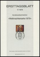 ERSTTAGSBLÄTTER 591-613 BrfStk, 1979, Kompletter Jahrgang, ETB 1 - 17/79, Pracht - Otros & Sin Clasificación