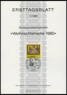 ERSTTAGSBLÄTTER 614-36 BrfStk, 1980, Kompletter Jahrgang, ETB 1 - 11/80, Pracht - Otros & Sin Clasificación