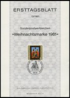 ERSTTAGSBLÄTTER 637-58 BrfStk, 1981, Kompletter Jahrgang, ETB 1 - 13/81, Pracht - Otros & Sin Clasificación