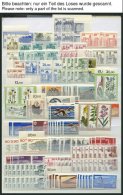 LOTS **, 1969-85, Saubere Dublettenpartie Auf Einsteckseiten, Etwas Lückenhaft, Aber Reichhaltig, Fast Nur Pracht, - Used Stamps