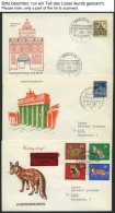 LOTS 1958-81, Partie Fast Nur Verschiedener FDC In Kompletten Ausgaben, Pracht, Mi. Ca. 800.- - Usados