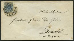 STERREICH 5X BRIEF, 1851, 9 Kr. Blau, Handpapier, Type IIIb, Zierstempel KUTTENBERG, Prachtbrief Nach Neusohl - Otros & Sin Clasificación