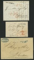 VORPHILATELIE 1822-41, FELDKIRCH, 3 Verschiedene Belege, Pracht - ...-1850 Prephilately