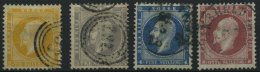 NORWEGEN 2-5 O, 1856/7, König Oskar, Satz Feinst/Pracht, Mi. 239.- - Otros & Sin Clasificación