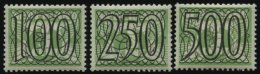 NIEDERLANDE 372-74 *, 1940, 100-500 C. Fliegende Taube, Falzrest, 3 Prachtwerte - Sonstige & Ohne Zuordnung