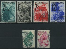 NIEDERLANDE 243/4,249-52 O, 1931/2, St. Janskerk Und Fremdenverkehr, 2 Prachtwerte, Mi. 100.- - Otros & Sin Clasificación