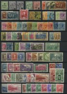 SAMMLUNGEN, LOTS O,Brief , Verschiedene Gestempelte Werte Monaco Von 1921-71 Mit Mittleren Ausgaben, Fast Nur Prachterha - Otros & Sin Clasificación