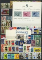 SAMMLUNGEN **, Komplette Postfrische Sammlung Liechtenstein Von 1961-69, Prachterhaltung - Collections