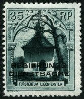 DIENSTMARKEN D 5B *, 1932, 35 Rp. Rofenbergkapelle, Gezähnt L 101/2, Erstfalzrest, Zwei Winzige Aufgerauhte Gummist - Servizio