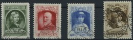 LIECHTENSTEIN 90-93 O, 1929, Regierungsantritt, Prachtsatz, Mi. 200.- - Other & Unclassified