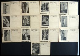 LETTLAND BP BRIEF, 1938, Tourismus Bildpostkarten, 13 Verschiedene Ungebrauchte Karten (Nr. 1,2,4,7-9,11/2,22,32,40-42), - Latvia