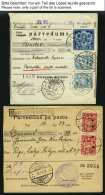 LETTLAND 1928-37, Interessante Partie Von 15 Verschiedenen Geldanweisungen (PARVEDUMS), Diverse Typen, Frankaturen Und S - Latvia