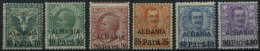 POST IM AUSLAND 1-6 *, Italienische Post In Albanien: 1902/8, Albania, Falzrest, Prachtsatz, Mi. 80.- - Sonstige & Ohne Zuordnung