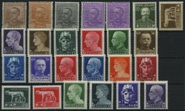 ITALIEN 281-84,299-317 *, 1928/8, König Viktor Emanuel III Und Serie Imperiale, Falzrest, 2 Prachtsätze - Sin Clasificación