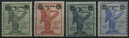 ITALIEN 201-04C *, 1924, Sieg In Venetien, Gezähnt 14:131/2, Falzrest, Prachtsatz - Sin Clasificación