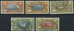 ISLAND 142-46 O, 1930, Flugpostmarken Allthing, Prachtsatz, Mi. 300.- - Sonstige & Ohne Zuordnung