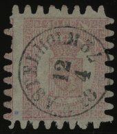 FINNLAND 9Cx O, 1866, 40 P. Rosakarmin Mit Plattenfehler Punkt Hinter PEN (Facit V8), Seltener K1 KASTELHOLM (R5), 11/2 - Sonstige & Ohne Zuordnung