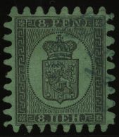 FINNLAND 6Bx O, 1866, 8 P. Schwarz Auf Grün, Praktisch Alle Zungen, Pracht - Other & Unclassified