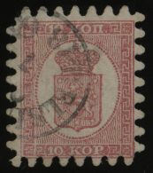 FINNLAND 4Bx O, 1865, 10 K. Rosakarmin Auf Rosa, Alle Zungen, Pracht, Mi. 200.- - Otros & Sin Clasificación