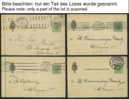 DÄNEMARK K 26 BRIEF, Ganzsachen: 1910, 5 Ø Kartenbrief, Gebraucht, 25x, Feinst/Pracht, Mi. 200.- - Usado