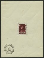BELGIEN Bl. 2 *, 1931, Block Kriegsinvaliden, Falzrest Im Rand, Einzelmarke Postfrisch, Pracht - Belgien