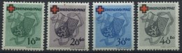 RHEINLAND PFALZ 42-45 **, 1949, Rotes Kreuz, Prachtsatz, Mi. 85.- - Sonstige & Ohne Zuordnung