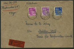AMERIK. U. BRITISCHE ZONE 90aIaWB BRIEF, 1948, 40 Pf. Violettpurpur, Offene 40, Gezähnt L 11, Mit Zusatzfrankatur A - Other & Unclassified