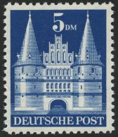 AMERIK. U. BRITISCHE ZONE 100II *, 1948, 5 DM Hohe Treppe, Pracht, Mi. 120.- - Other & Unclassified