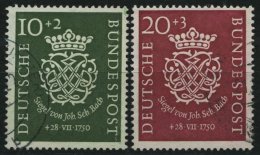 BUNDESREPUBLIK 121/2 O, 1950, Bach, üblich Gezähnt Pracht, Mi. 100.- - Used Stamps