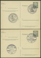 GANZSACHEN P 36 BRIEF, 1961, 8 Pf. Heuß Mit Postfachnummer Statt Postschließfachnummer, 2 Leer Gestempelte K - Collections