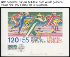 LOTS 1988/9, 33 Verschiedene Philartes-Briefmarkengrafiken, Handsigniert Mit Original Marken, Im Spezialalbum, Limitiert - Sonstige & Ohne Zuordnung