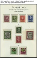 SAMMLUNGEN **, überkomplette Postfrische Sammlung Bundesrepublik Von 1949-2000 In 4 Leuchtturm Falzlosalben, Pracht - Used Stamps